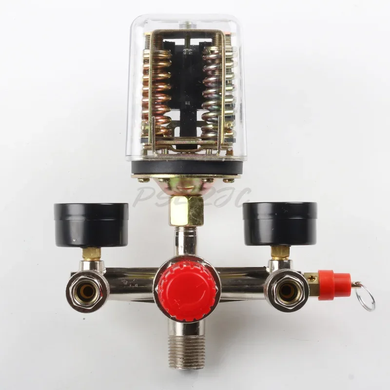 Silent Air Compressor Accessory Bracket Automatic Air Pressure Control Switch Assembly Adjustable 175psi