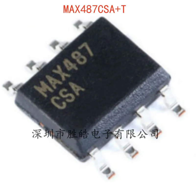 

(10 шт.) Новинка MAX487CSA + T MAX487 RS-422 / RS-485 MAX487CSA + T интегральная схема