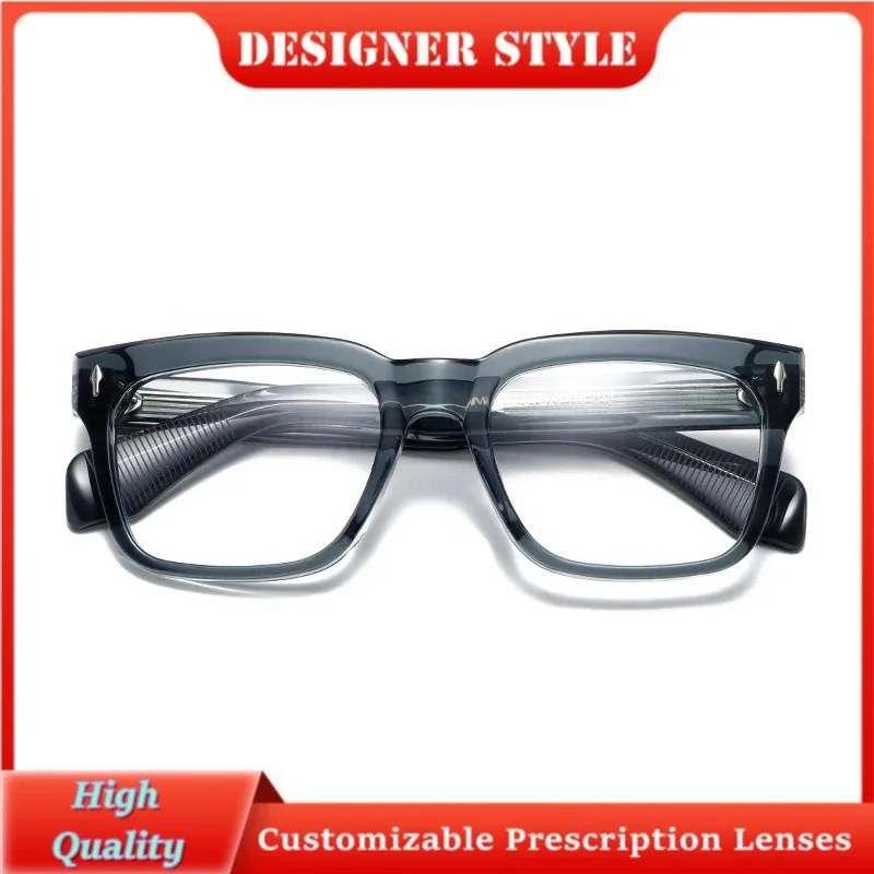 

Глобальная торговля оправа для очков Jacques для мужчин и женщин для чтения ацетатная оптическая оправа для очков ручной работы JMMTRRX Marie Designer