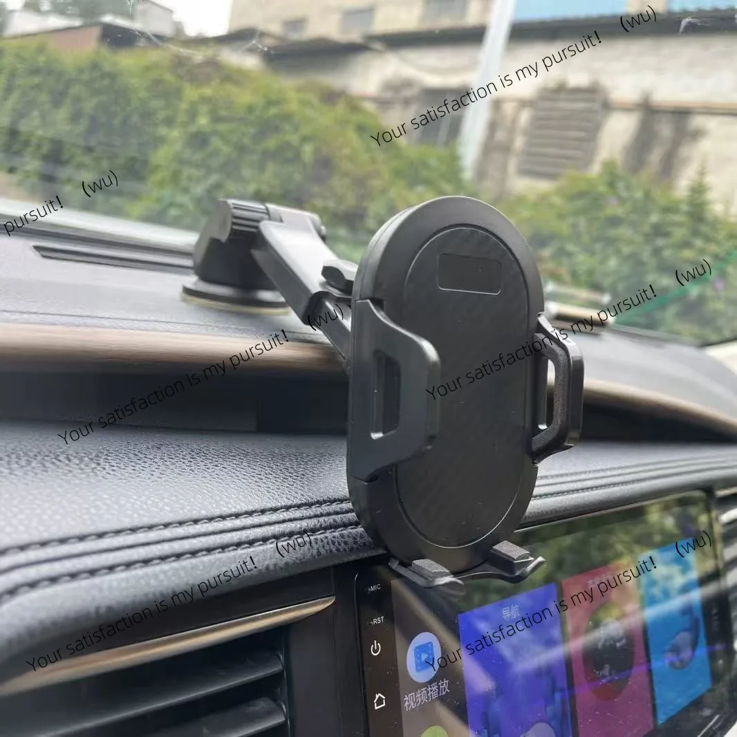 

Автомобильный держатель для мобильного телефона Выдвижной автоматический замок Универсальный зажим Автозапчасти Многофункциональная присоска типа из углеродного волокна