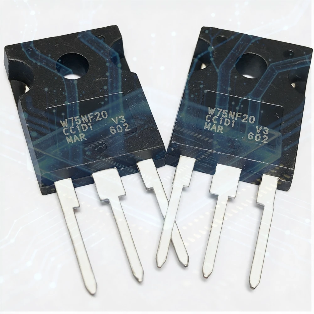 5piece W75NF20 STW75NF20 200V 75A TO-247