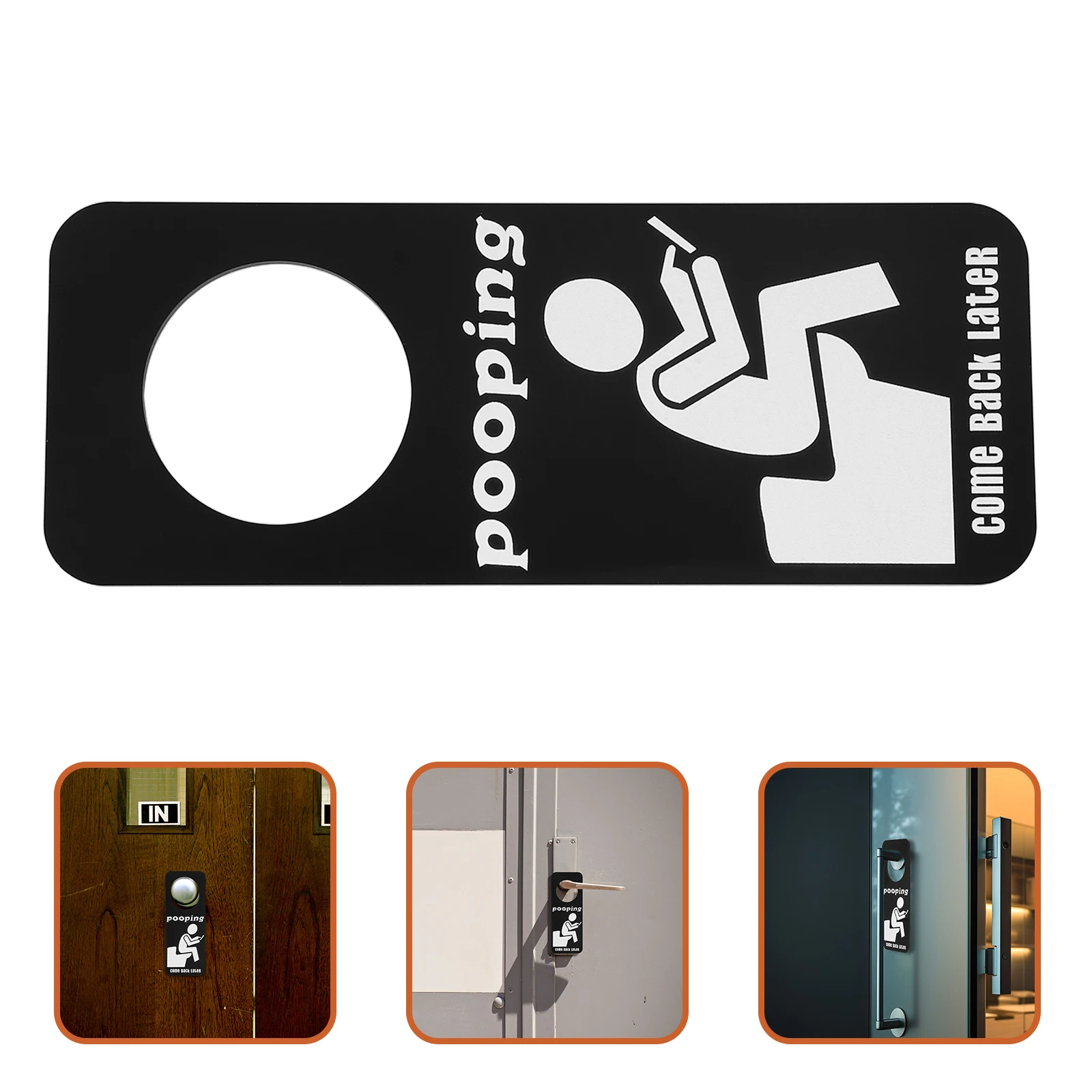 

Bathroom Door Occupied Sign Decor Signs On The for Plaque Acrylic Hanging Home Office Funny