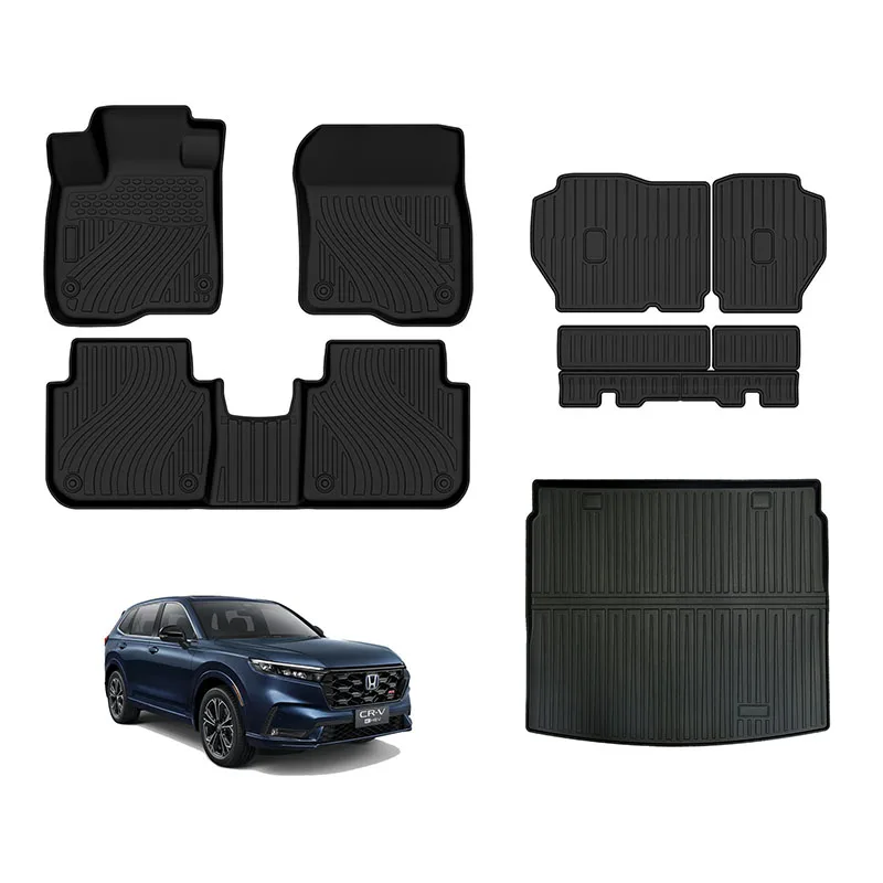 

Custom TPE car floor mats ForHonda CRV All Weather accessories Automobiles para auto Vehicle supplies Interior spare parts