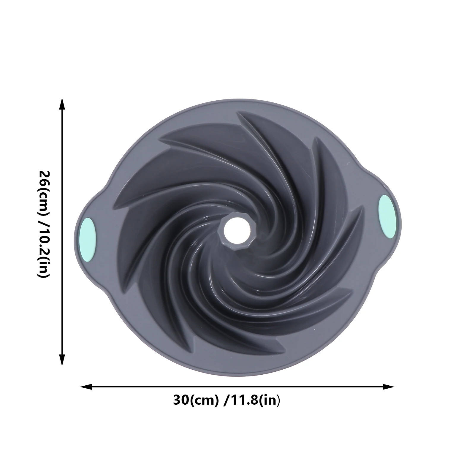 

Silicone Cake Mold Baking Pan Dishwasher Safe Non stick Spiral Silica Gel DIY Chiffon Dessert Maker Kitchen Barware Tool