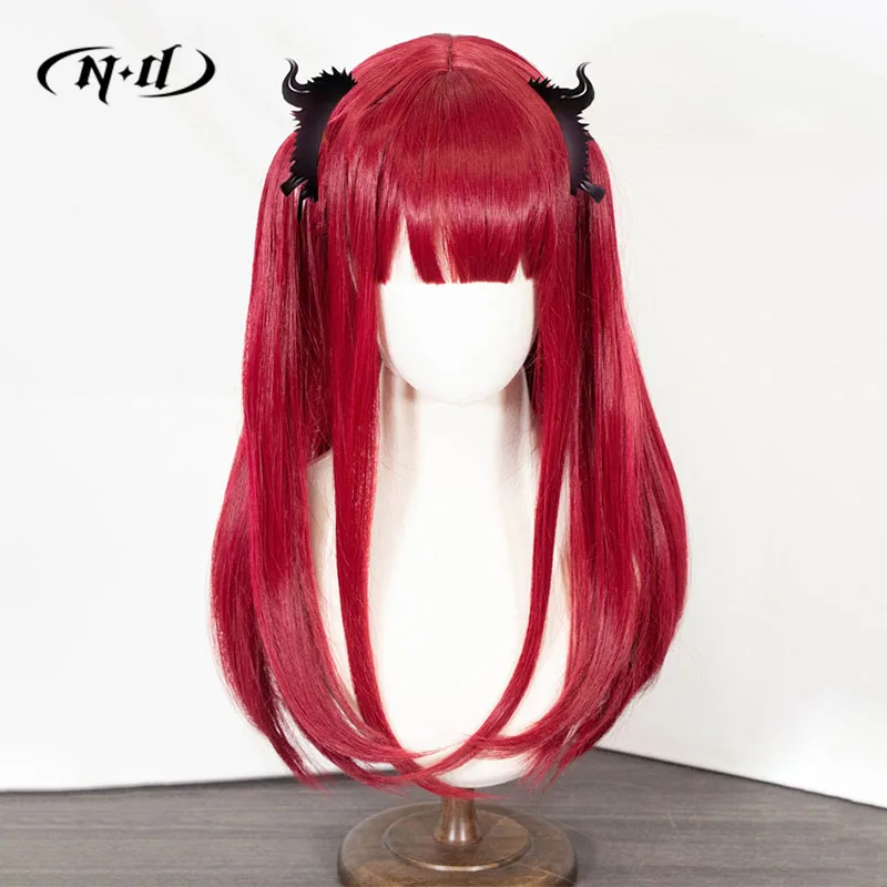 ND مارين كيتاجاوا ليز تأثيري الباروكات فستاني حبيبي كوس خصلات الشعر المستعار الأحمر ل كوميك كون كوزر زي موضوع حفلة مقاومة للحرارة