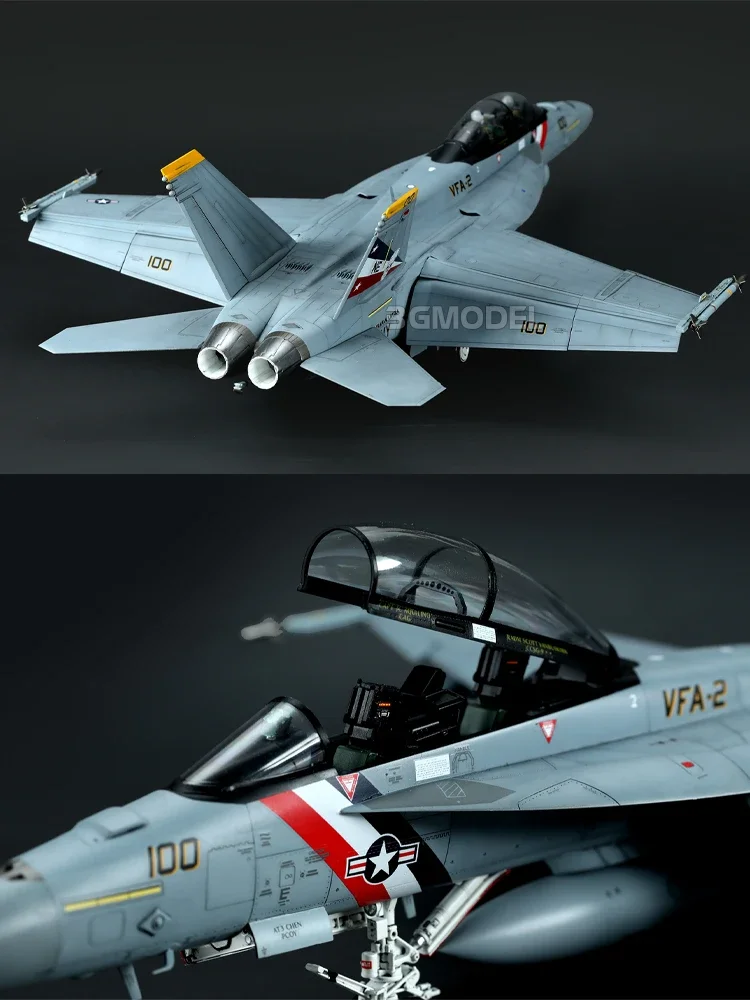 MENG LS-016 Boeing F/A-18F Super Hornet Bounty Hunters 1/48 Military Assembled Scale Model Kit DIY Toys