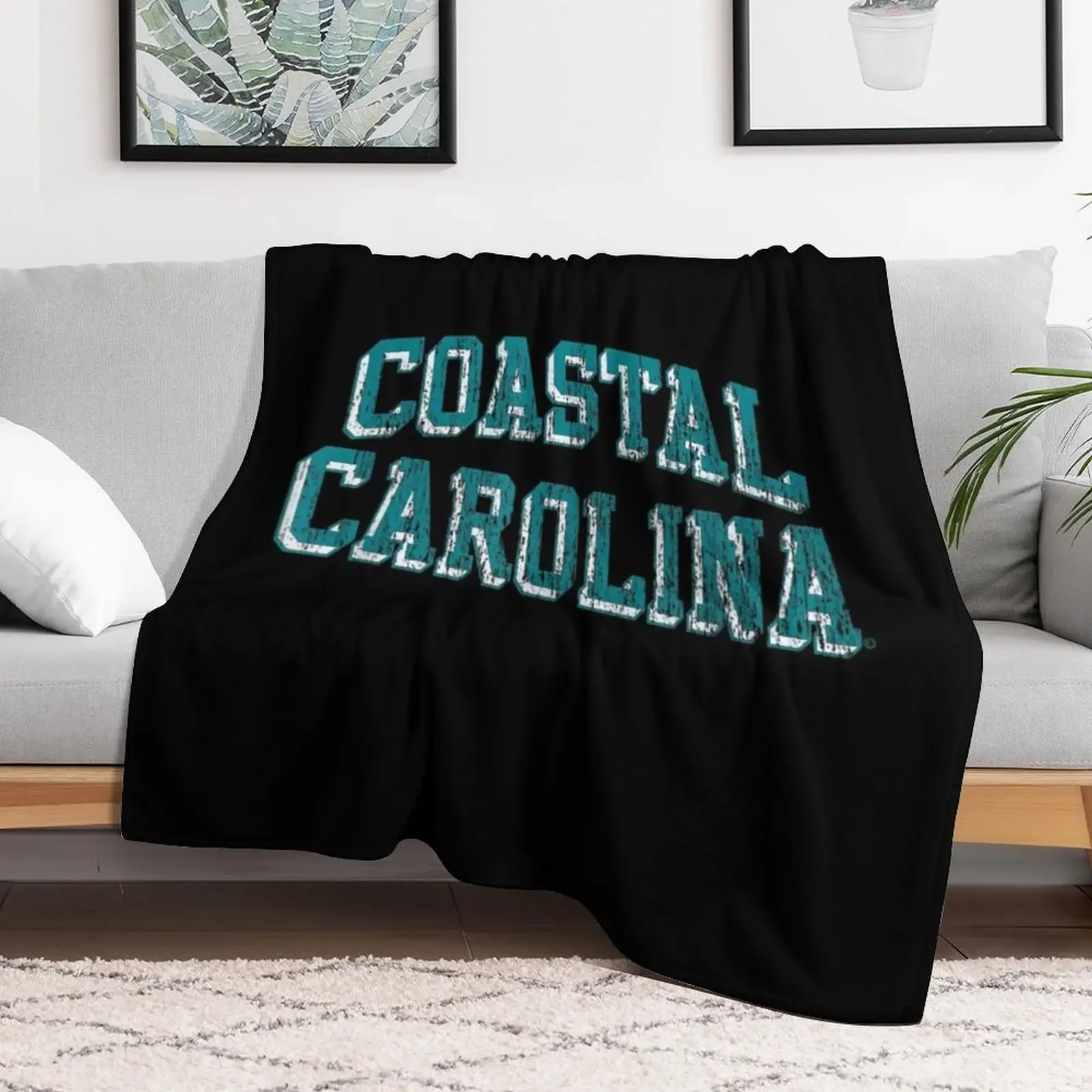 Coastal Carolina Chanticleers Throw Blanket Luxury Brand Thins Soft Big Blankets