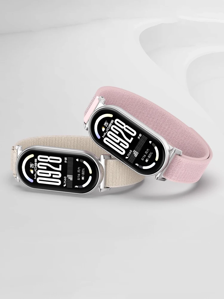 Band für Mi Band 10 8 9 Armband Armband Correa Nylon Schleife Ersatz Sportarmband für Xiaomi Smart Band 10 Pulsera