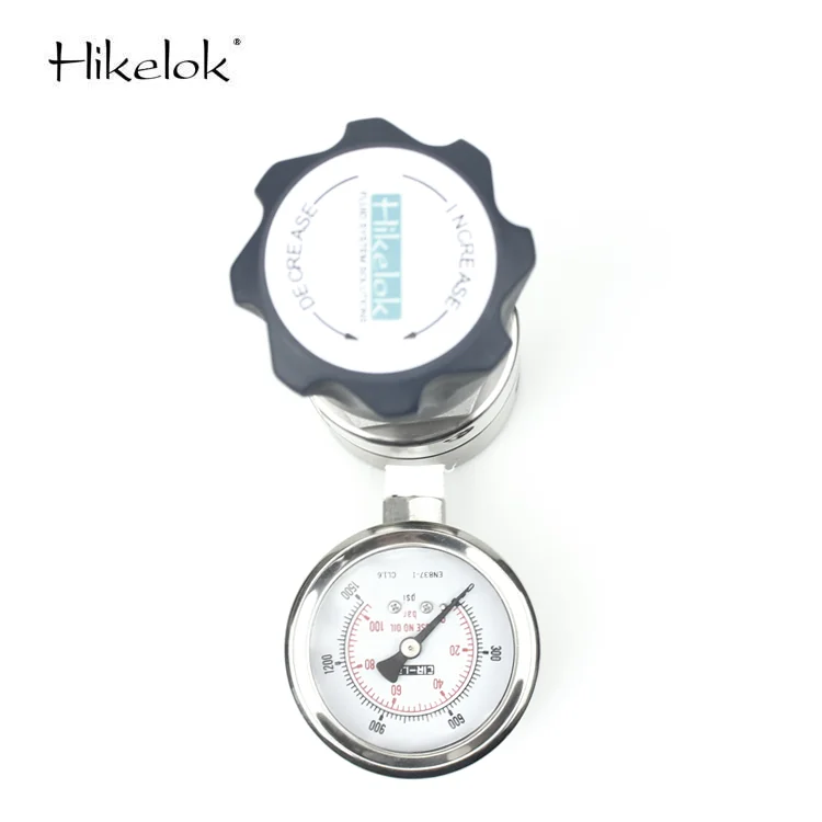 Swagelok Parker Emerson Type High Pressure Stainless Steel Pressure Reducing Regulator Pressure Regulating Valve