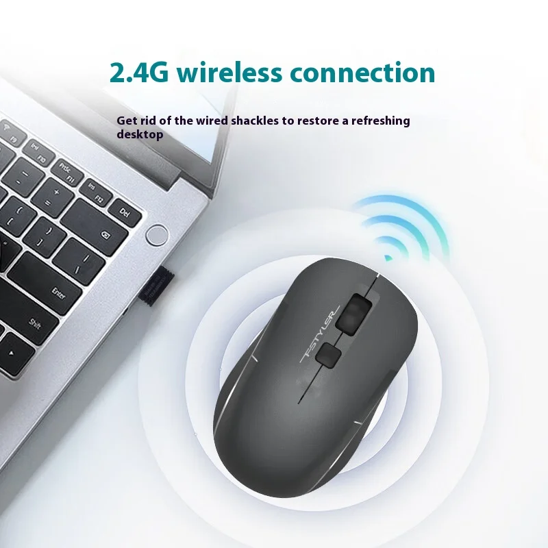A4tech Fb26cs Air Wireless Mute Rechargeable Wireless Bluetooth Mouse Portable Is Light Sound Dual Mode Multimedia Mouse For Pc