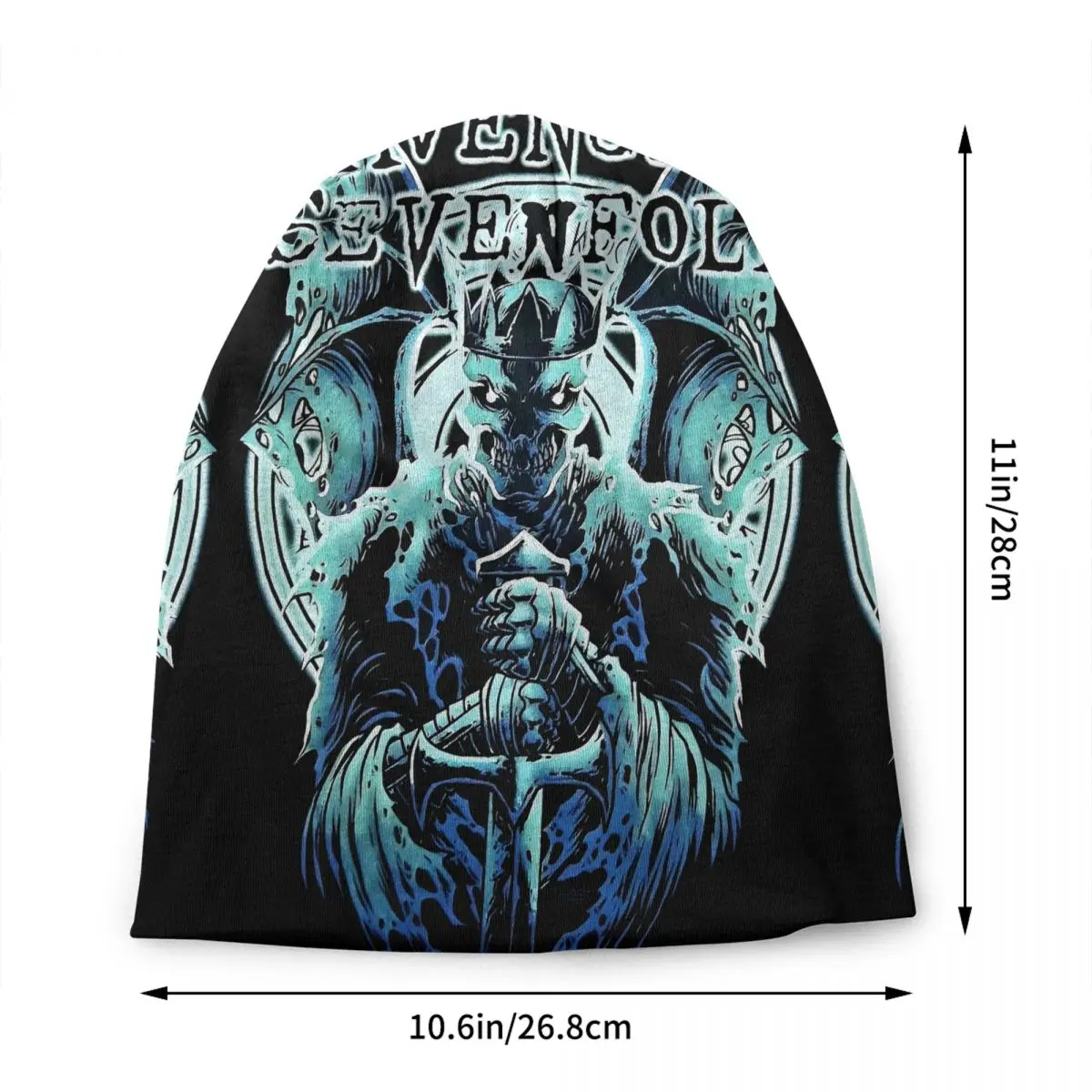 Custom A-Avengeds S-Sevenfolds Punk Hot Skullies Beanies Caps Winter Warm Knit Hat Men Street Gothic Bonnet Hats Outdoor Ski Cap