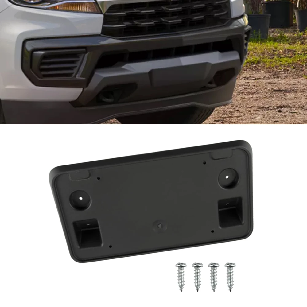 

Car Front Bumper License Plate Bracket Frame Holder with 4 Screws 84461476 GM1068213 For Chevrolet Colorado 2021-2022