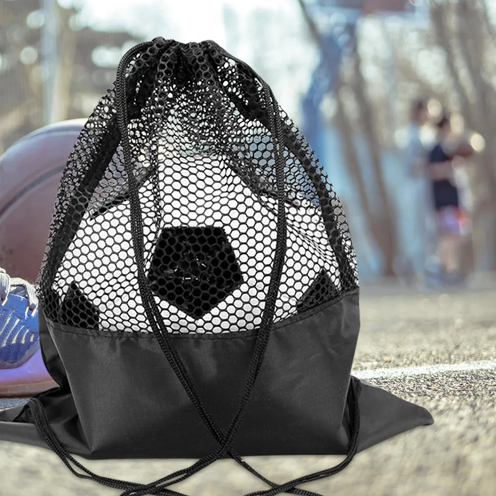 Drawstring Basketball Backpack Soccer Ball Carrier Mesh Sports Ball Storage Multi-Function Volleyball Bag Basketball Bag