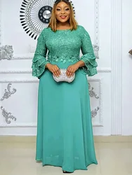 Abayas For Women Dubai Luxury 2024 African Muslim Fashion Dress Caftan Marocain Evening Party Dresses Boubou Robe Djellaba Femme