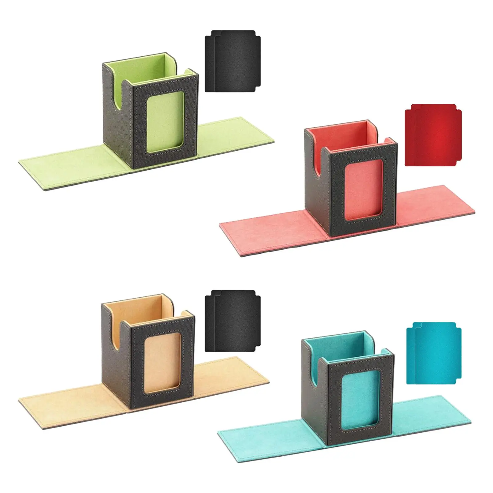 

Card Deck Box Durable Organization for Baseball Card Game Card Scratch Resistant Gathering Card Toy Protection Holds 100+ Cards