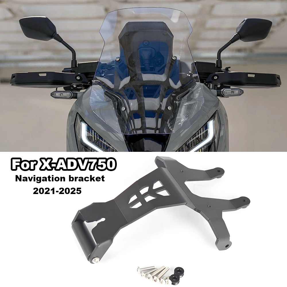 

For Honda X-ADV 750 XADV750 2021-2025 Motorcycle Accessories Mobile Phone Holder Stand GPS Navigation Plate Bracket 22MM