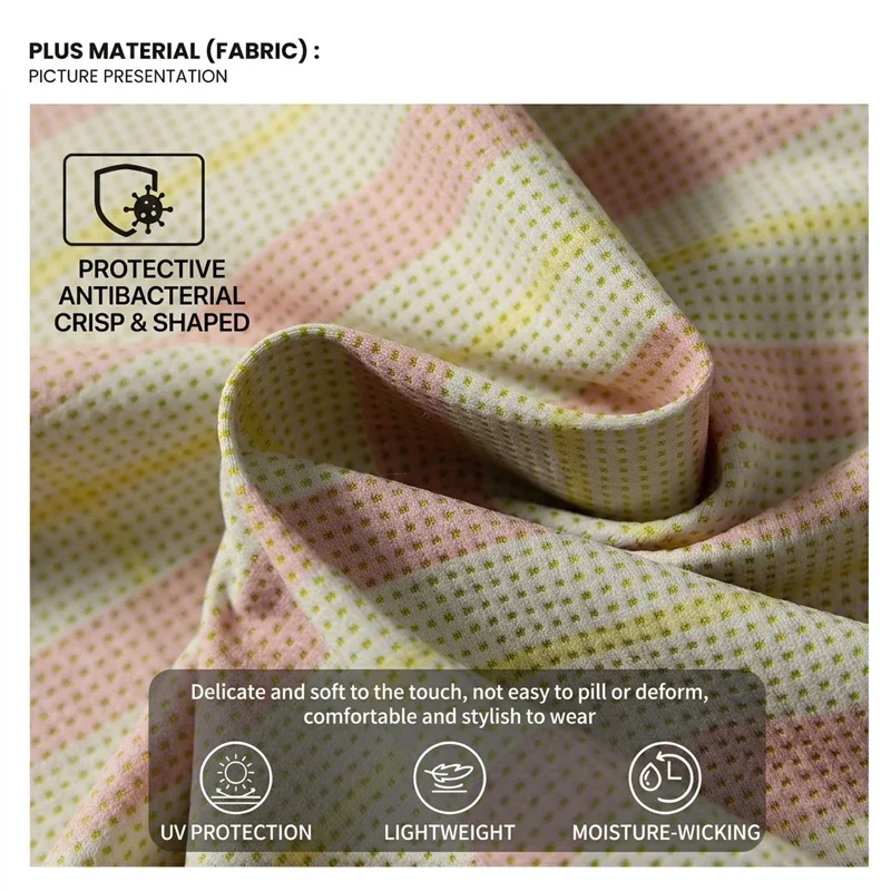 Unisex Gestreiftes Langarm-T-Shirt – UPF50+ Sonnenschutz & Schnelltrocknend mit Kontrastfarbener Reißverschlusstasche für Outdoor- & Freizeitkleidung – Detail 3