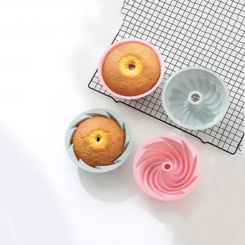 Cake Mold Home Steamable Silicone Nonstick Round Baking Pan Baking Mould Baking Tool