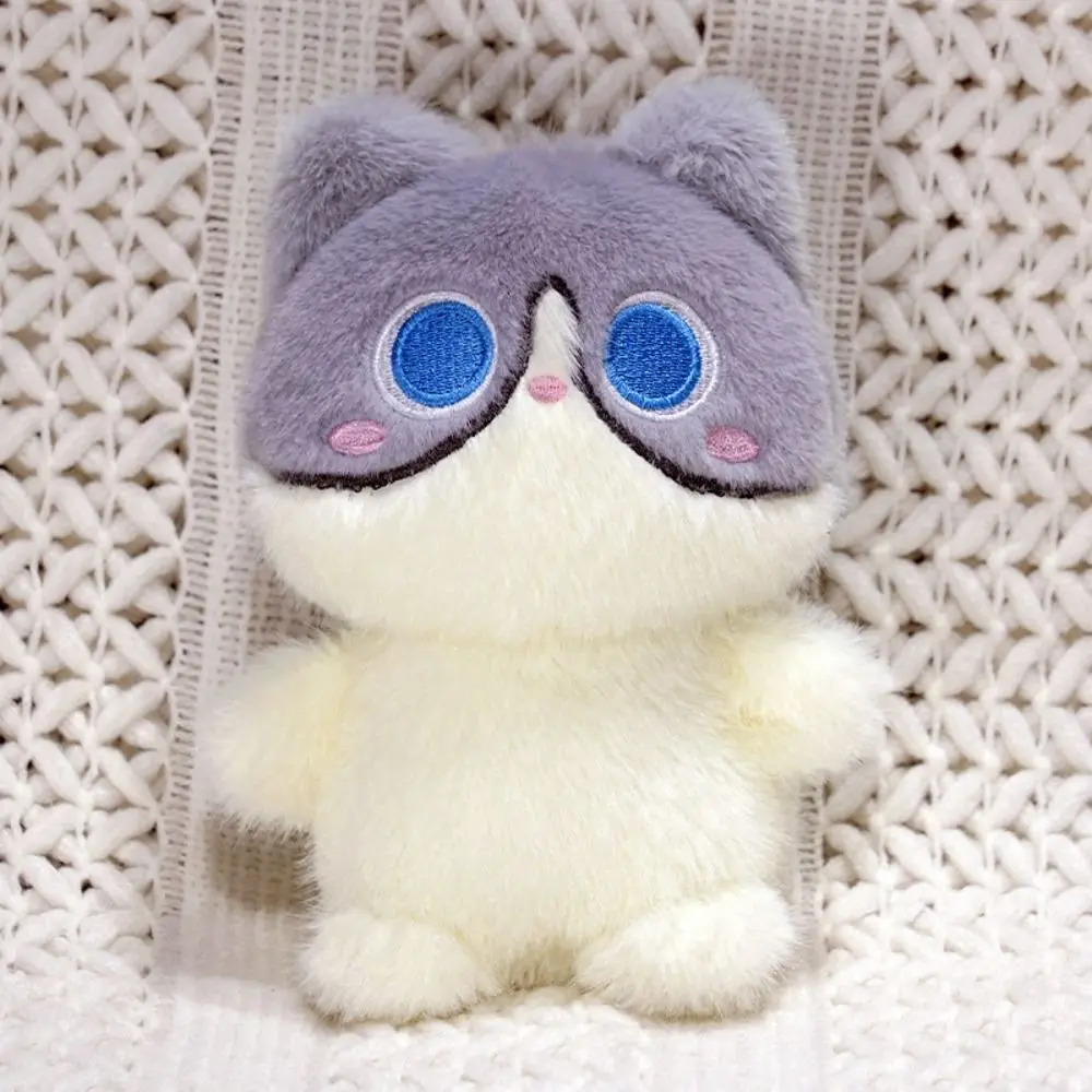 

Siamese Kitten Orange Cat Doll Lazy Fluffy Ragdoll Cat 20cm Stuffed Heterochromatic Cat Doll Birthday Christmas