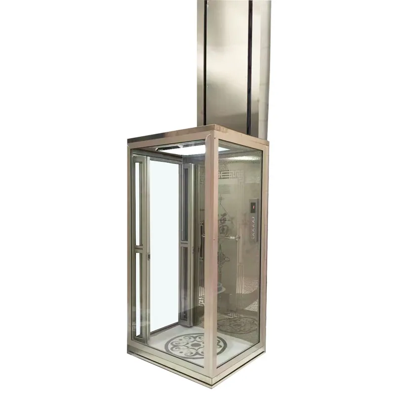 Outside/inside Vertical Platform Lift Small Home Wheelchair Lift Elevator for Disabled People