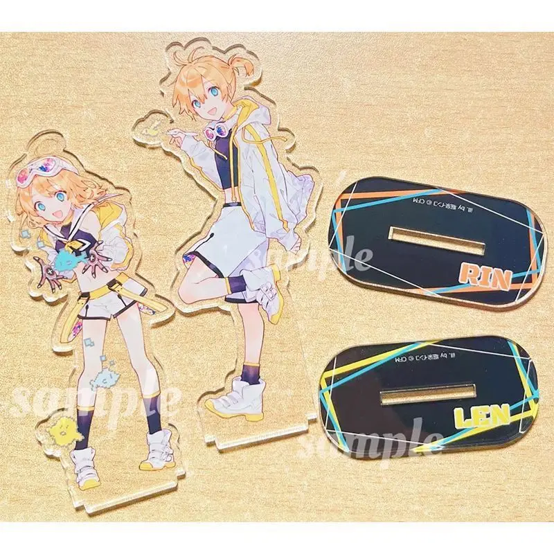 

Kagamine Rin/Len Anime Toys Fingure Beauty Acrylic Standing Tabletop Room Decoration Kids Brithday Gift To Friend Display Kawaii