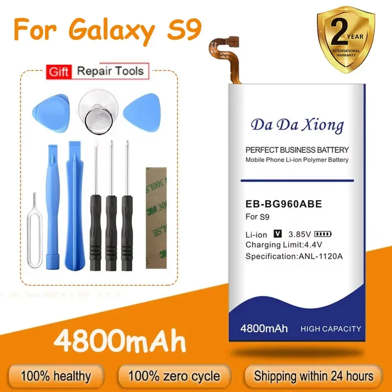 EB-BG960ABE BP70A EB-BN965ABU Battery For Samsung Galaxy Note 9 S4 S9 S10 Mini I8268 G9600 G870A ES65 ES67 E210，NaviBot SR8940