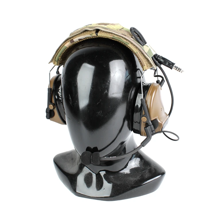 PEW – housses auditives tactiques, coussin de casque airsoft Comtac-III/C3, accessoires antibruit