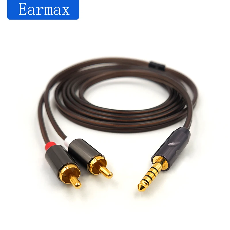 

For Y Distributor Audio Cable Player Power Amplifier Replaceable RCA Audio 2.5mm 3.5mm 4.4mm Balanced to 2 RCA Jack Cable