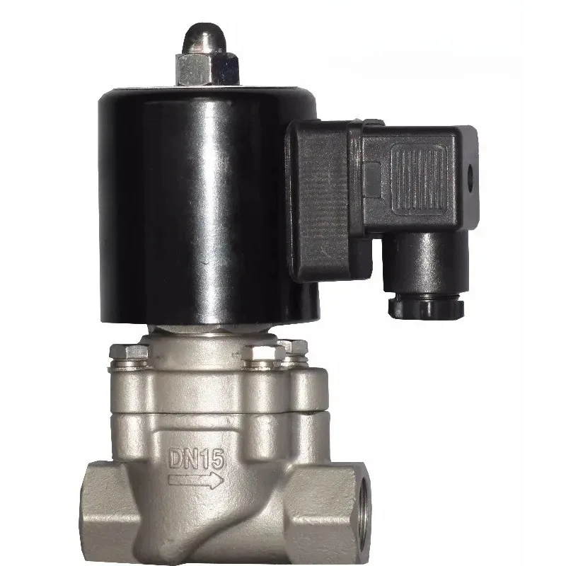 0.1MPA thread connection DC24V normally closed gas liquid negative pressure vacuum solenoid valve