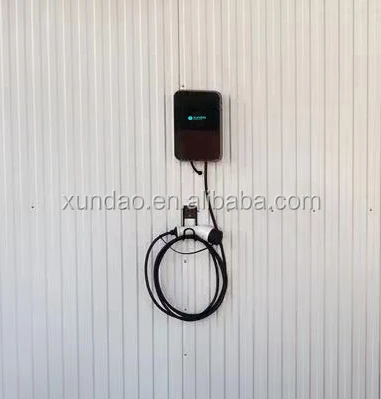 Xundao hot sale smart level 2 7kw fast wall mounted ev charger