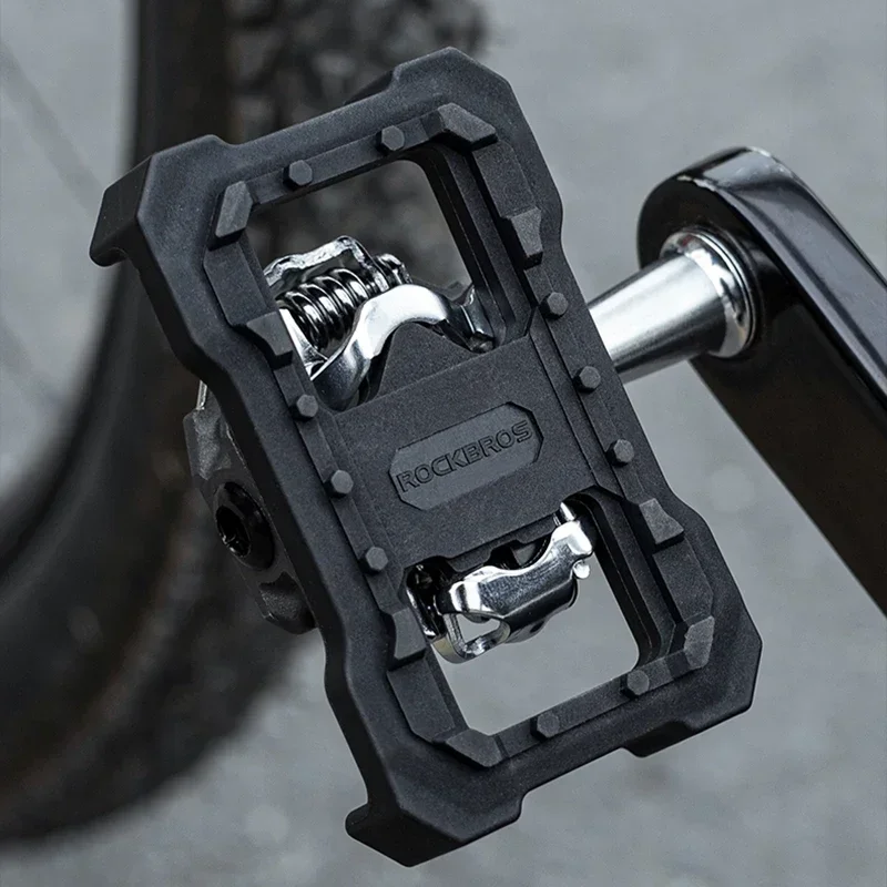ROCKBROS Flat pedal adapter Clipless Platform Adapter Pedal for Shimano SPD Speedplay Cycling Pedal Convert Bicycle Pedals
