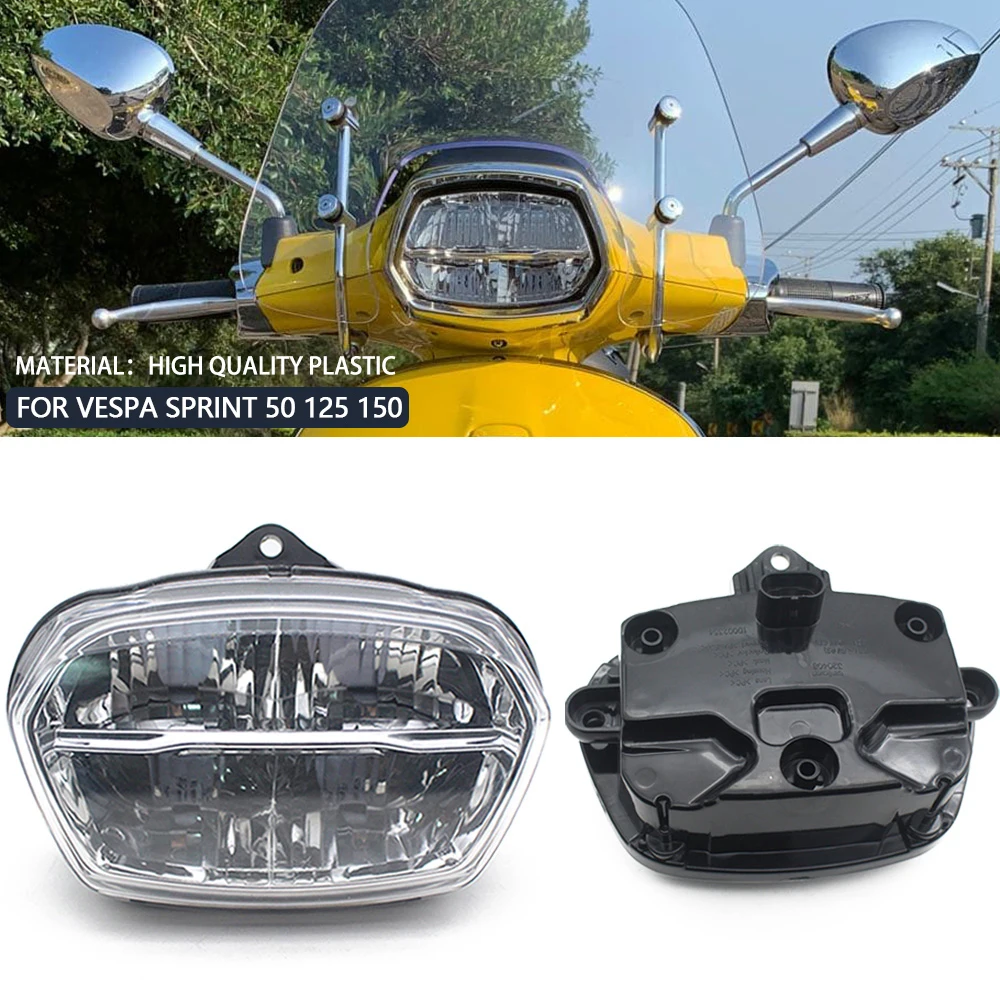 Motorcycle Head Light Durable Front Light Led For Vespa Sprint 150 Sprint150 sprint 17-24 LED Headlight For vespa SPRINT150 150