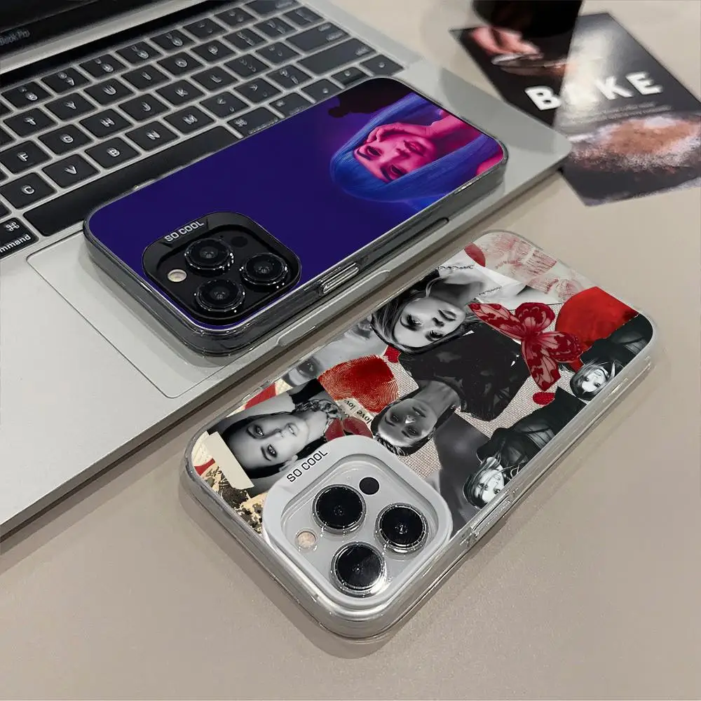 Funda Translúcida para Teléfono Móvil Ana de Armas para iPhone 17 16 15 14 13 12 11 X XR XS Air Pro Max Plus, Carcasa Colorida