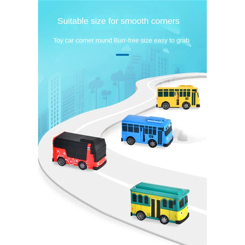 9PCS Mini Bus Toy Car,Pull Back Toy Cars, Model Car for Kid'S Boys Friends and Children, Birthday Party Gift