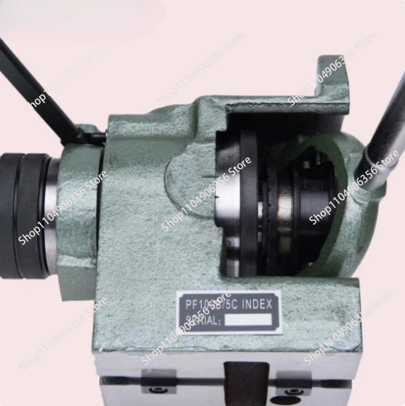 PF100B/5C Vertical & Horizontal Indexing Head, Center Height 100mm, With Tailstock for Milling Grinding Drilling Machine
