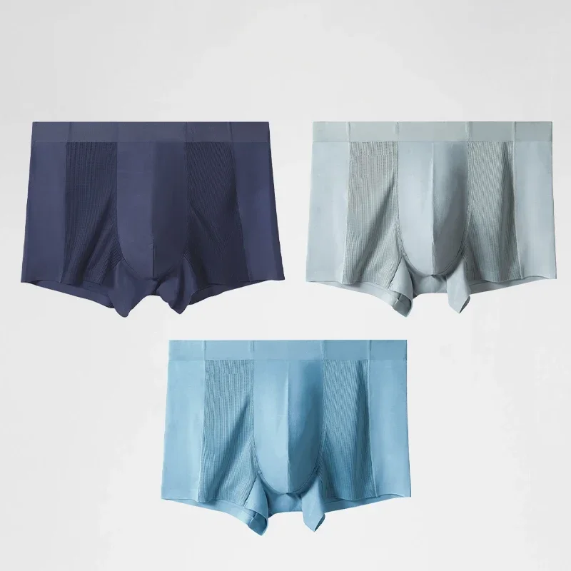 

3PC Modal underwear men's seamless comfortable antibacterial boys boxer shorts sport Breathable cool boxer shorts