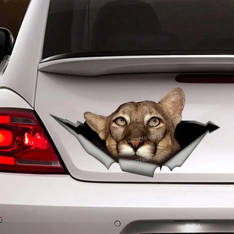 

Puma Animal Car Sticker Waterproof Vinyl Decal on Bumper Rear Window Laptop Self-adhesive Decal For Car Accessories SH213