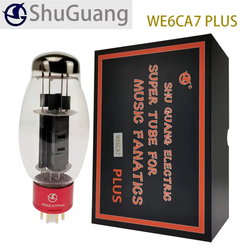 SHUGUANG WE6CA7 PLUS 6CA7 Vacuum Tube Precision pairing Valve Replaces 6CA7 EL34 6L6 KT66 Electronic Tube HIFI Audio Amplifier