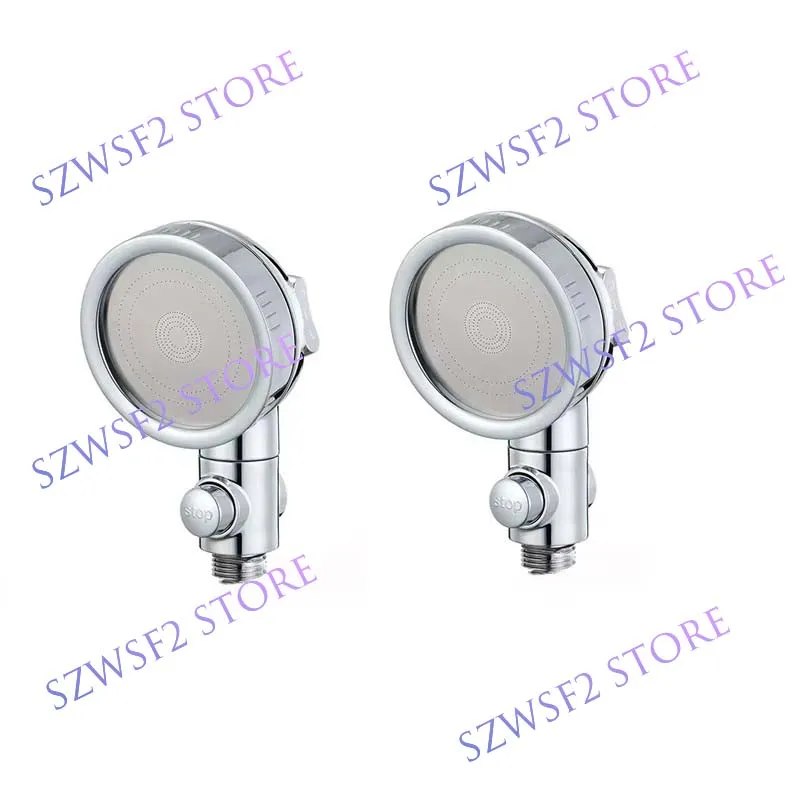 External Showerhead, Bathroom Handheld Pressurized Retractable F-type Short Handle Single Head With Three Levels Adjustment E2