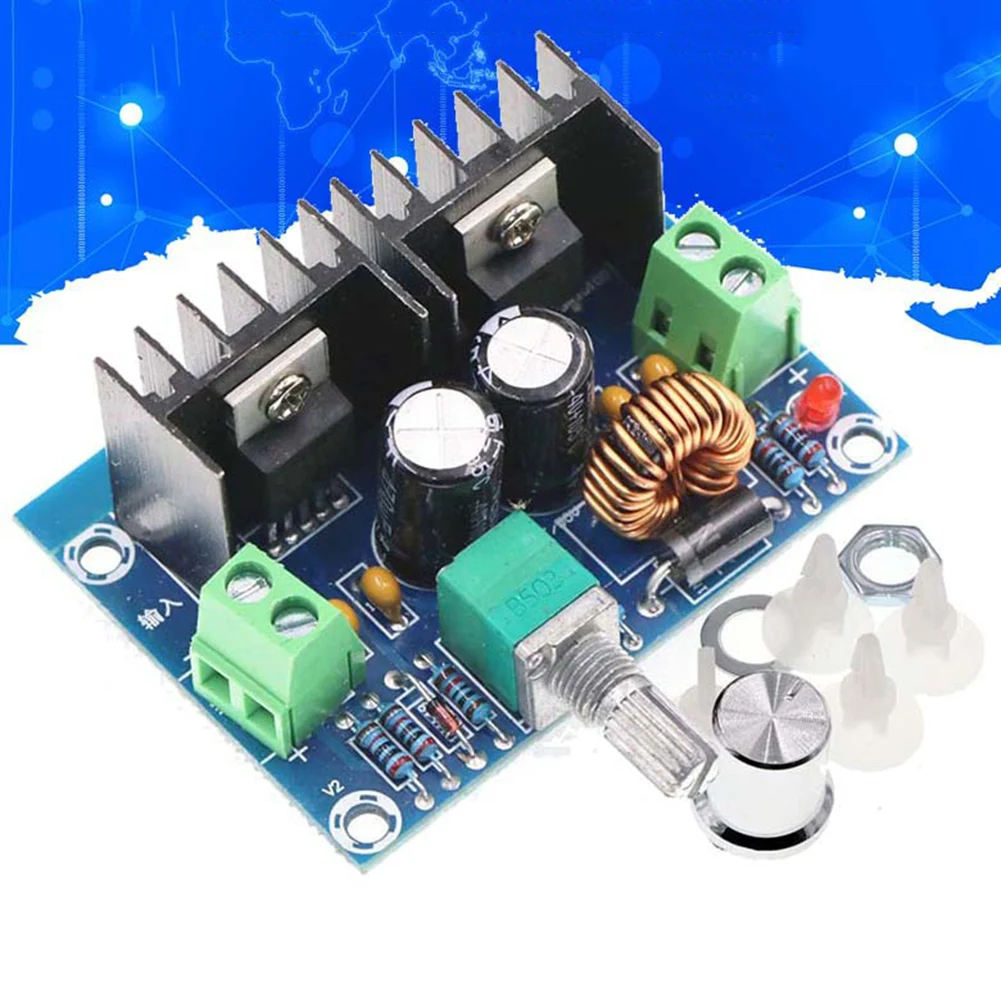 XH-M401 DC-DC Step Down Converter Power Supply Module XL4016E1 PWM Adjustable 4-40V To 1.25-36V Voltage Regulator 8A 200W