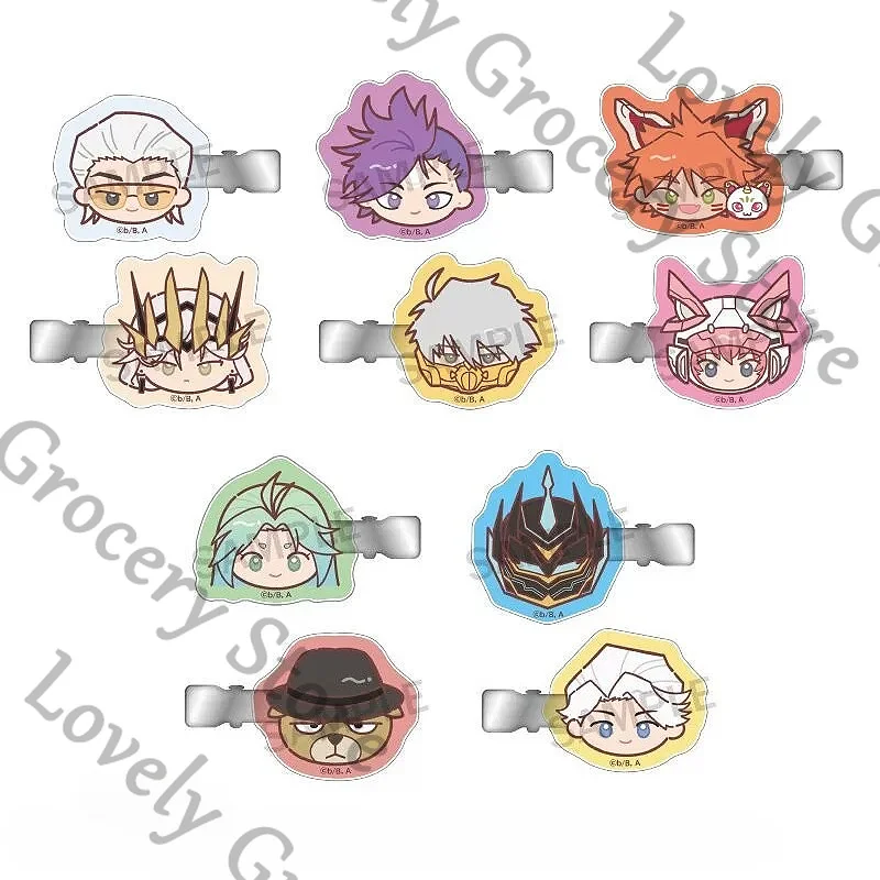 

Genuine Anime TO BE HERO X Queen NICE E-SOUL GHOSTBLADE DRAGON BOY Loli LUCKY CYAN Cosplay Barrette Hairclip Hair Slide Gift