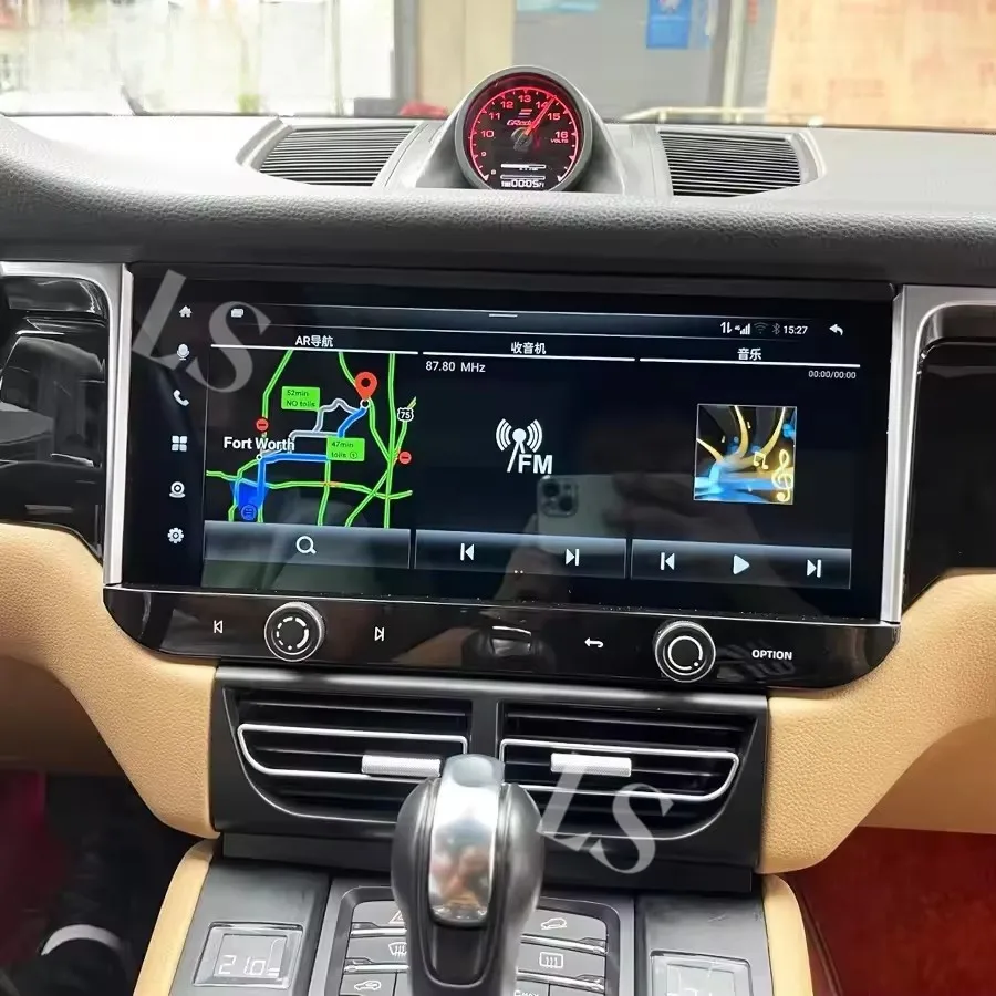

12,3 "QLED Android 13 автомобильный DVD-плеер навигация GPS Carplay радио 8 + 256 ГБ Bluetooth Wi-Fi авторадио для Porsche Macan 2011-2017