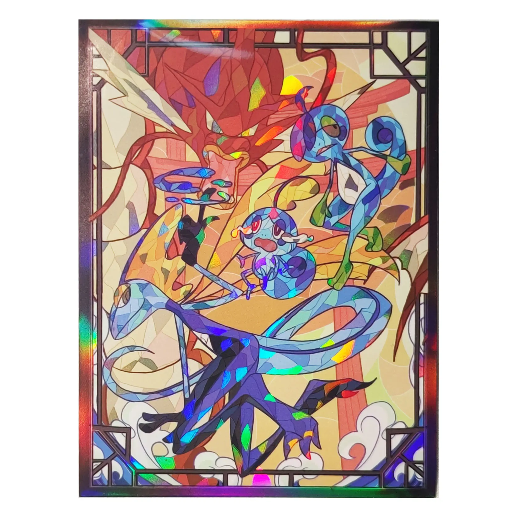 60PCS Buste per carte laser Anime Gioco da tavolo esterno Carte collezionabili Protezione MTG TCG PTCG Scudo Copertura della carta per dimensioni standard 66x91mm