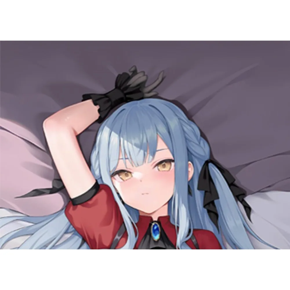 Hikari Dual Different Gentle & Cute Facial Expressions Double Sided Long Cushion Cover Bedroom Sofa Throw Pillow Slipcover