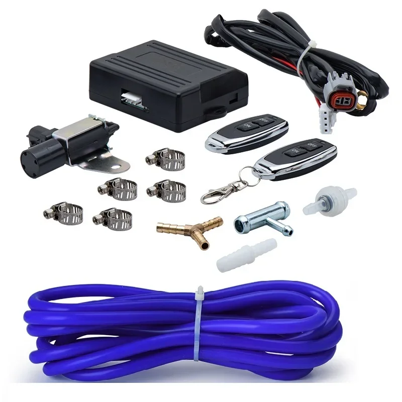 Universal Exhaust Cutout Vacuum Pump Vacuum Valve Control Unit with Exhaust Vacuum Control Solenoid Valve with Remote Control