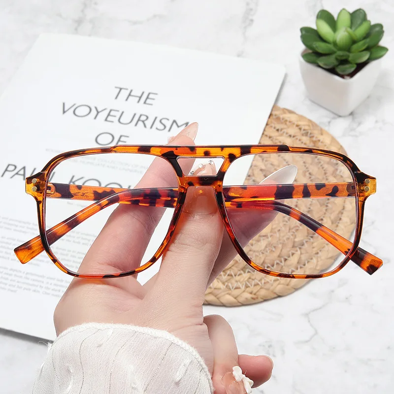 

Blue Light Blocking Glasses Fashion High Quality Clear Lens Eye Protection Optical Eyeglasses Vintage Women Men Computer Glasses