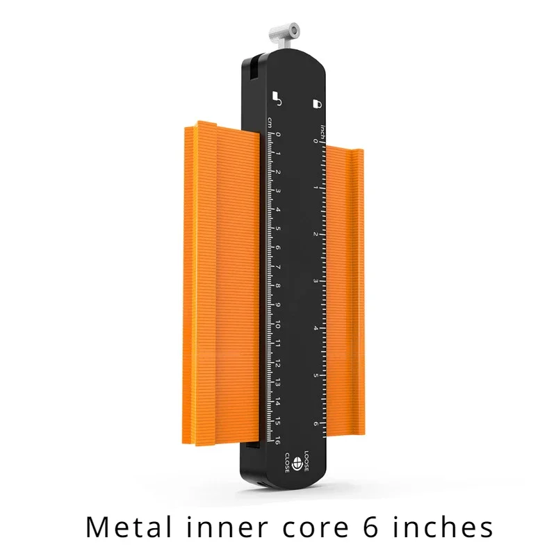 Imagem -04 - Portátil Contour Gauge Tool Plus Banda Larga Lock Medição Ajustável Radial Forma Imitação Forma Tomando