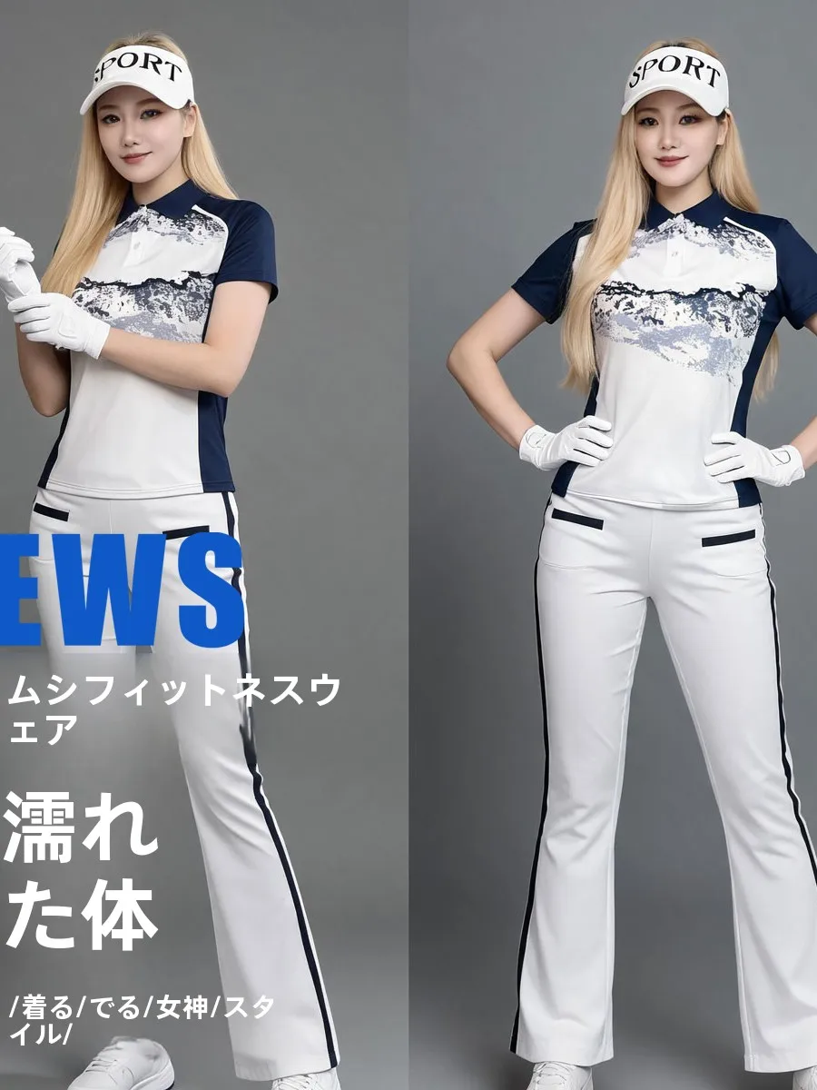 ensemble-de-sport-d'exterieur-a-manches-courtes-a-sechage-rapide-tenue-de-danse-joyful-dance-step-jiamusi-fitness-operation-bleu-fonce-maille-respirante-tenue-pour-femmes
