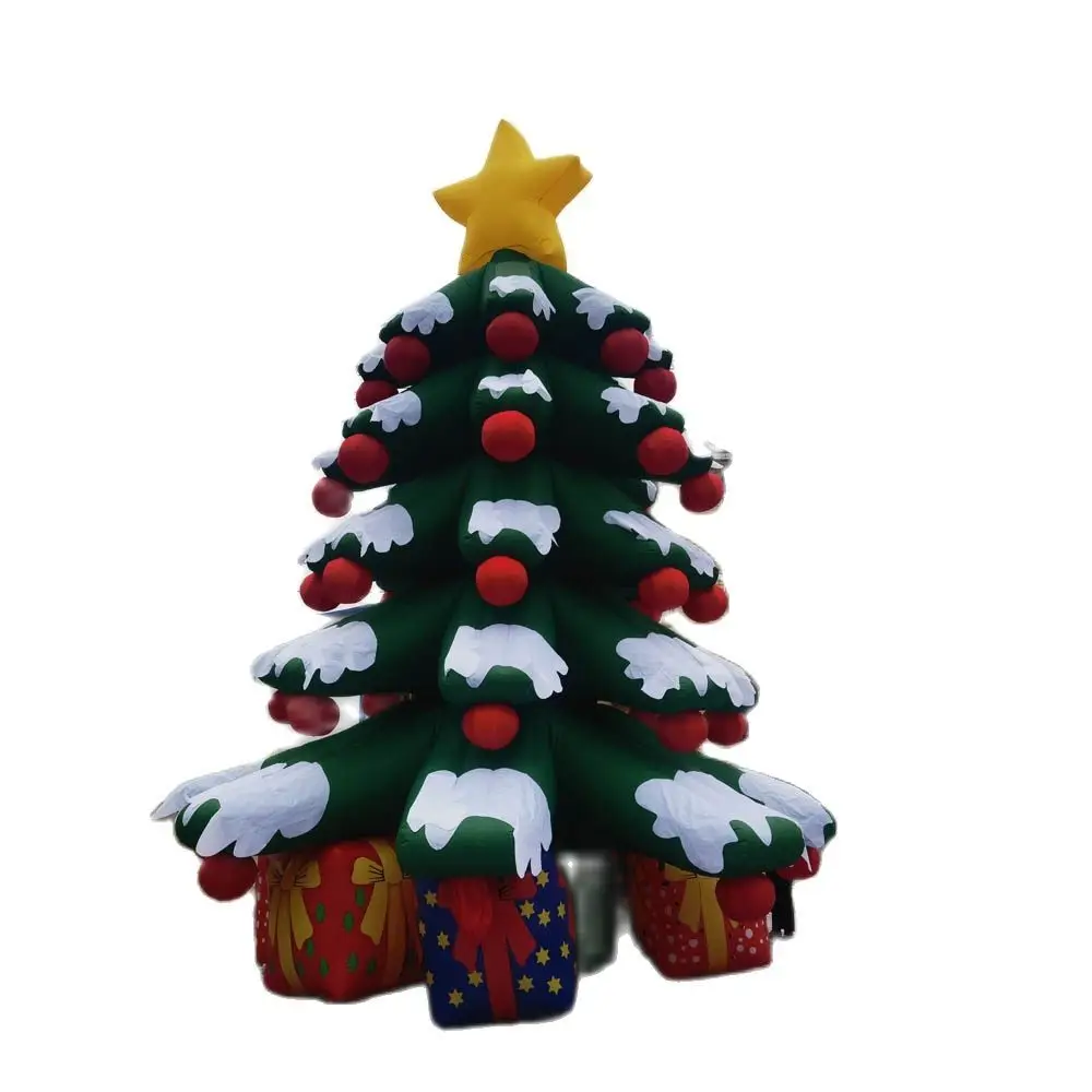 

wholesale 8m Giant Inflatable Christmas Tree For Outdoor event Decoration New Year party ideas