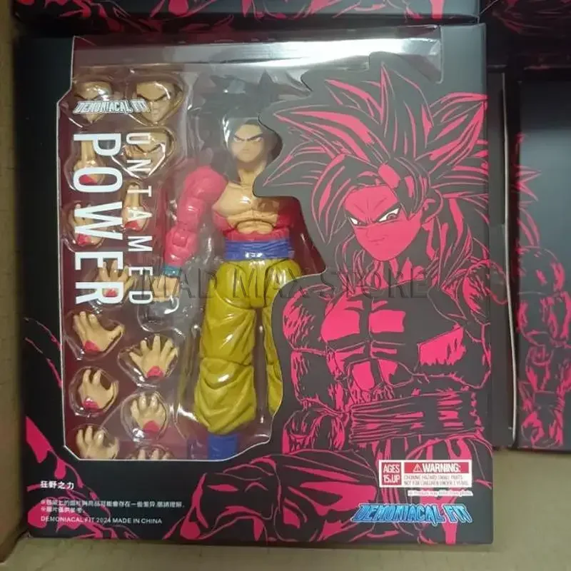 En Stock, Demoniacal Fit Dragon Ball Shf Ssj4 Super Saiyan 4, Figura de Acción Son Goku, Juguetes Coleccionables